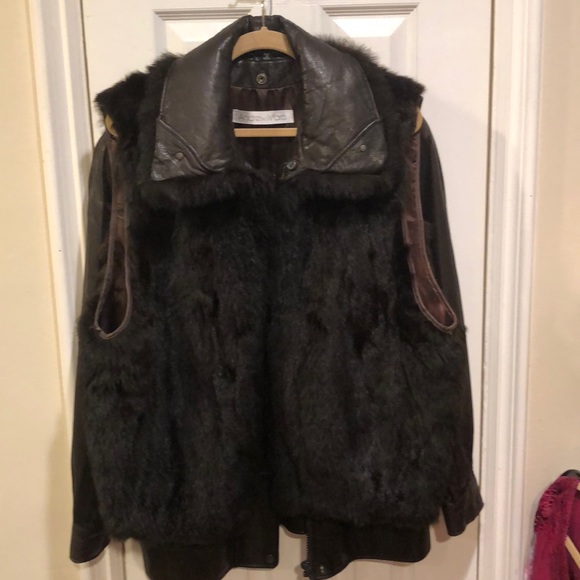 Andrew Mark two piece leather, jacket and vest. - Picture 6 of 13